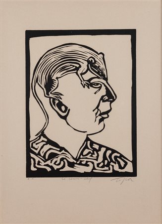 Roland Topor (Parigi 1938 - 1997)  - Ritratto