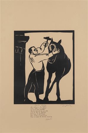Roland Topor (Parigi 1938 - 1997)  - Maréchal nous voilà