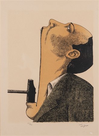 Roland Topor (Parigi 1938 - 1997)  - Marteau Pilon Poil au Menton