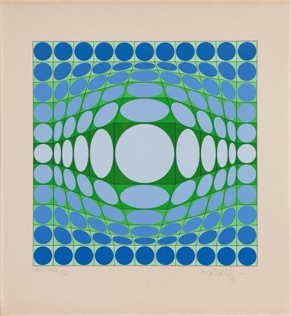 Victor Vasarely (Pécs 1906 - Parigi 1997)  - Composizione