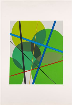 Luigi Veronesi (Milano 1908 - 1998)  - Composizione geometrica, 1988