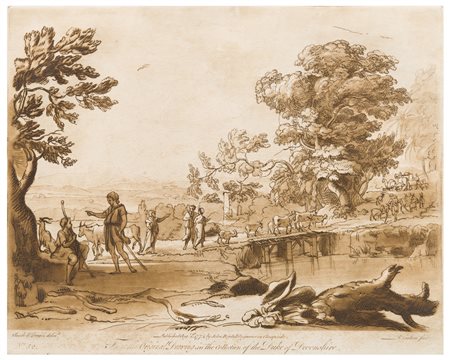 Claude Gellée, detto le Lorrain (1600 - 1682), da
Scena pastorale, 1774