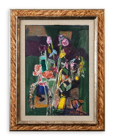 GUIDO PAJETTA (1898-1987) - Senza Titolo (Fiori), 1970
