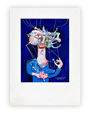 MARIO PERSICO (1930-2022) - Il manovratore di filamenti, 1972