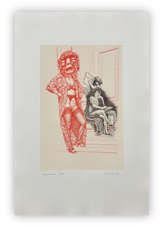 GIUSEPPE GUERRESCHI (1929-1985) - Aphorism on Man, 1981