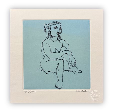 DOMENICO CANTATORE (1906-1998) - Senza Titolo