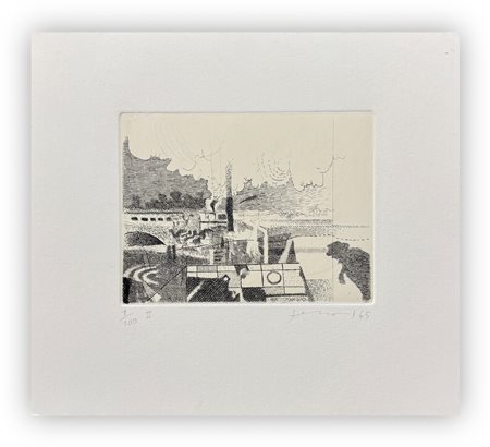 GIANFRANCO FERRONI (1927-2001) - Senza Titolo, 1965