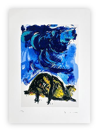 MARIO SCHIFANO (1934-1998) - Senza Titolo
