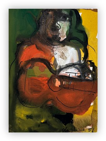 ALFREDO CHIGHINE (1914-1974) - Senza Titolo, 1951