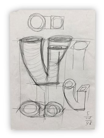 MARIO BOTTA (1943) - Progetto per la serie "13 vasi", 1998