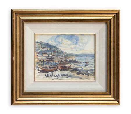GIOVANNI BALANSINO (1912-1986) - Mareggiata, 1984