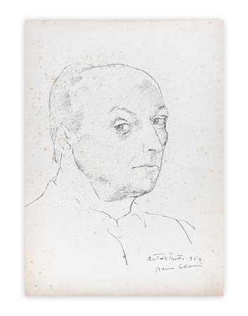 BRUNO CALVANI (1904-1985) - Autoritratto, 1954