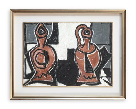 GINO GREGORI (1906-1973) - Senza Titolo (Natura morta), 1972