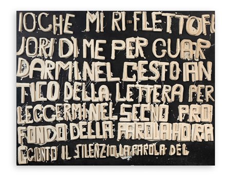 UGO CARREGA (1935-2014) - Frammenti di testo, 1981