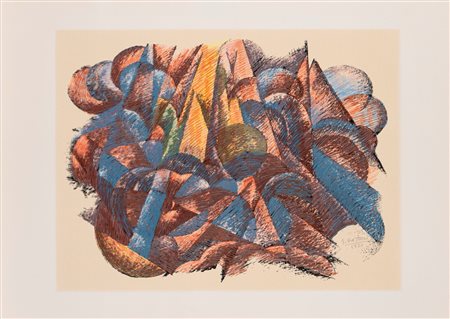 Gerardo Dottori (Perugia 1884 - 1977)  - Composizione, 1970