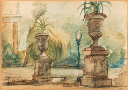 Raffaele De Grada (Milano 1885 - 1957)  - Senza titolo, 1927