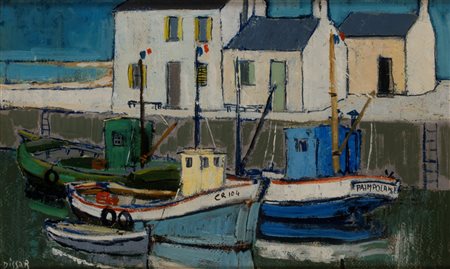 Max Dissar (Nizza 1908 - Juan-les-Pins 1993)  - Le Croisic, Bretagne, 1970