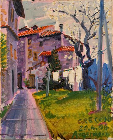 Peter  Angermann (Rehau 1945)  - Greccio, 1984