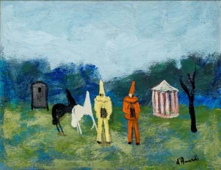 Gian Rodolfo D'Accardi (Palermo 1906 - Varese  1993)  - Scena circense