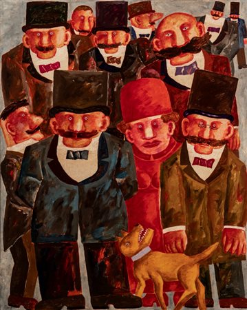 Franz Borghese (Roma 1941 - 2005)  - Inverno, 1980 ca.