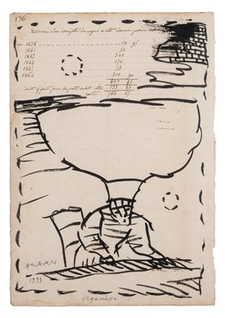 Pierre Alechinsky (Bruxelles 1927)  - Organiste, 1993