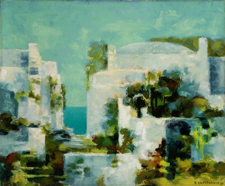 Romano Conversano (Rovigno d'Istria 1920 - Milano 2010)  - Mattino in Puglia, 1969