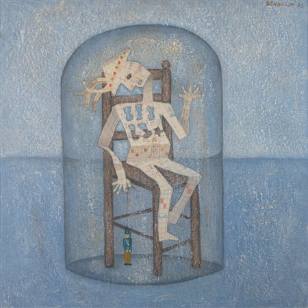 Enrico Benaglia (Roma 1938)  - Il generale sotto vetro, 1973/'74
