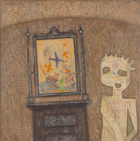 Enrico Benaglia (Roma 1938)  - Ricordo d’infanzia, 1973