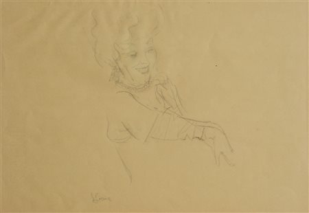 Jack Levine (Boston 1915 - Manhattan 2010)  - Studio per Grande Società