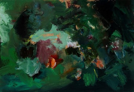 Ernesto Treccani (Milano 1920 - 2009)  - Fiori, 1969