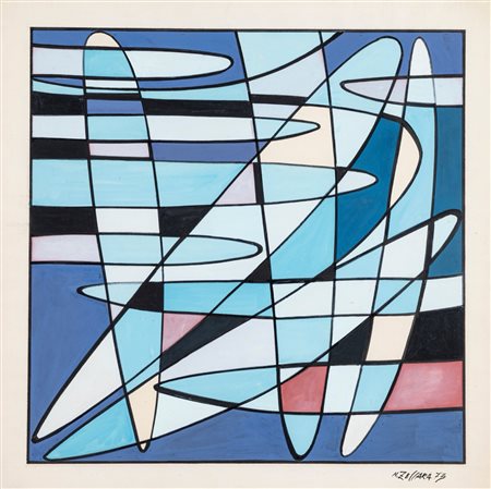 Nevio Zeccara (Rovigo 1924 - Roma 2005)  - Composizione, 1973