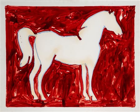 Mario Schifano (Homs 1934 - Roma 1998)  - Senza titolo, 1979/'80
