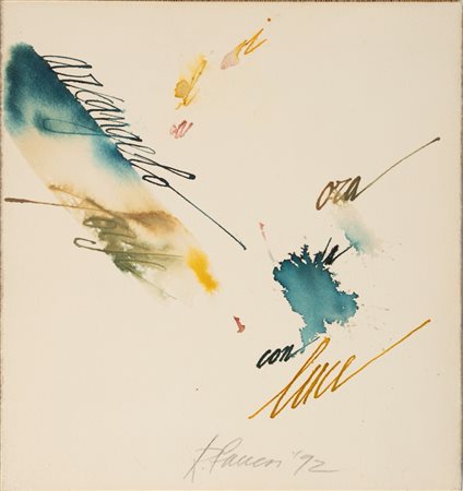 Roberto Sanesi (Milano 1930 - MIlano 2001)  - Arcangelo, 1992