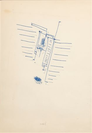 Sergio  Romiti (Bologna  1928 - Bologna  2000)  - Senza titolo, 1958