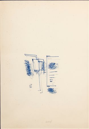 Sergio  Romiti (Bologna  1928 - Bologna  2000)  - Senza titolo, 1958