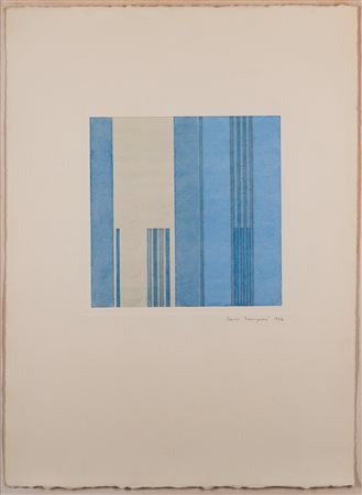 Carlo Nangeroni (New York  1922 - Calice Ligure 2018)  - Senza titolo, 1974