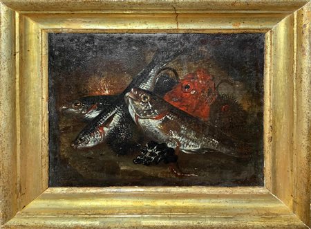 Elena Recco (Napoli 1654 - Madrid 1715)  - Natura morta di pesci, 17° secolo
