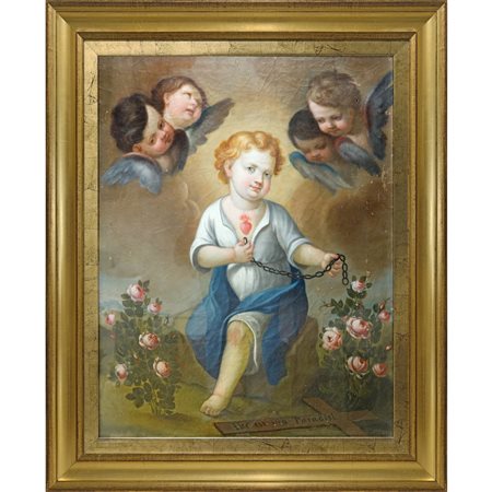 Gesù Bambino e il Sacro Cuore