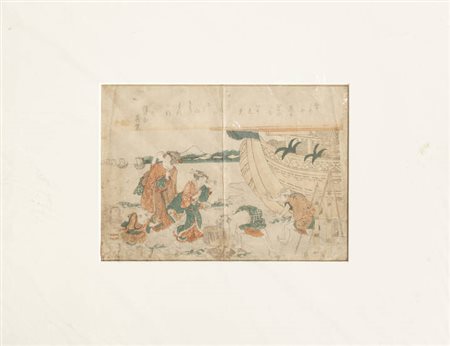 KATUKAWA SHUNSEN<BR>1762-1830<BR>Senza titolo, 1810 circa