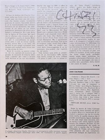 CHIARI GIUSEPPE Firenze (Fi) 1926 Charlie Christian 1973 Rivista originale...