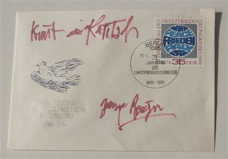 BEUYS JOSEPH Klefeld (Germania) 1925 Cartolina Cartolina Firmata 13,00x9,00...