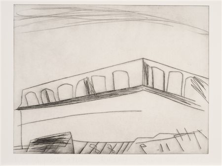 RUDOLF CALONDER, Un palazzo a Firenze, Dalla cartella Italia '88