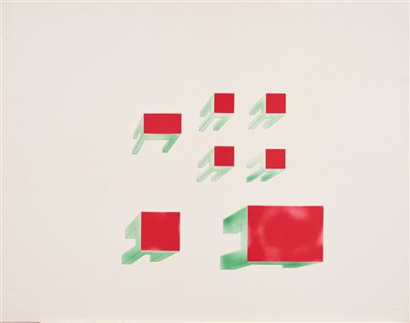 MARIO MERZ, Lotto composto da n° 3 litografie
dall'edizione "Il numero ingrassa (Come) i frutti d'estate, e le foglie abbondanti (1,1,2,3,5,8,13,21,34,55)"