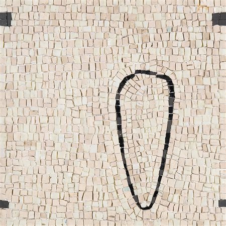 PIERO PIZZI-CANNELLA, Lotto composto da cartone preparatorio e mosaico