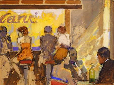 ALBERTO SUGHI, Interno di caffè