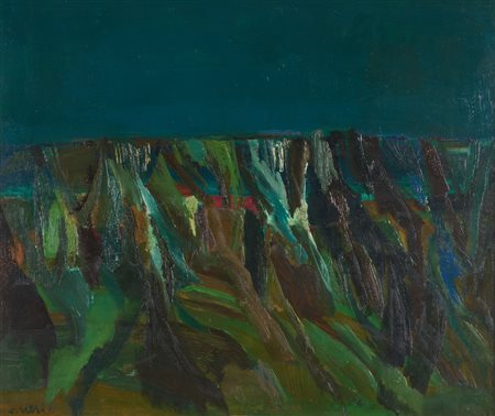 CLAUDIO NERI, Paesaggio nei calanchi