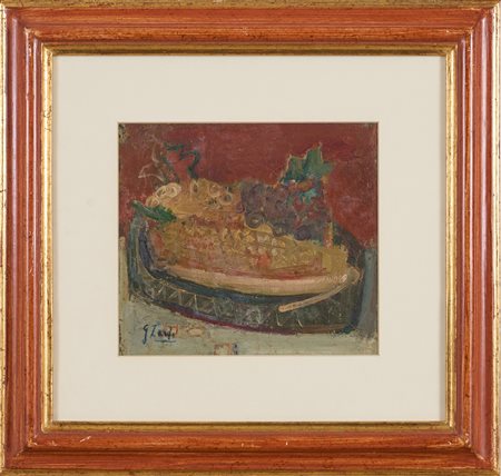 GIUSEPPINA ZARDI,
Cesto con granoturco e uva