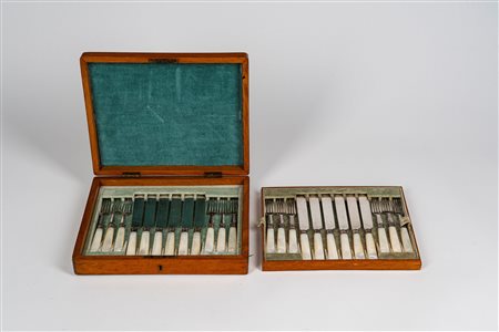 Servizio di posate da dolce, England, early 20th century