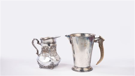Due versatoi in silver plate