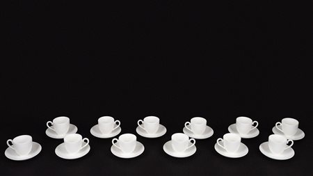 Servizio da caffè in porcellana bianca, Villeroy & Boch